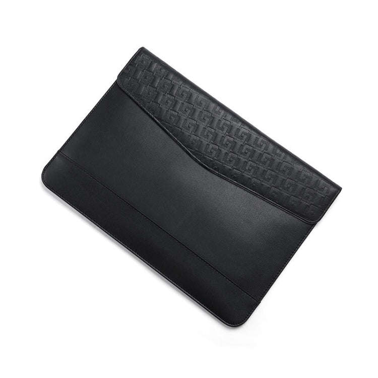 Horizontal  Embossed Notebook Liner Bag Ultra-Thin Magnetic Holster, Applicable Model: 14-15 inch...