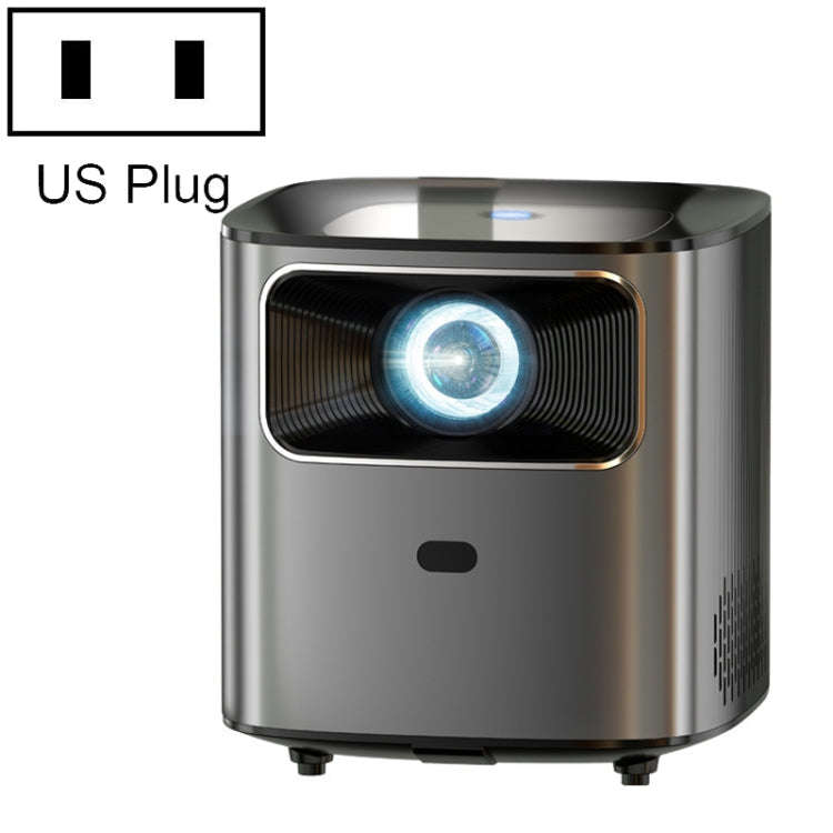 P3 Mini Home HD Projector Portable 1080P Dual-Band 5G WiFi Smart Voice Projector(US Plug)