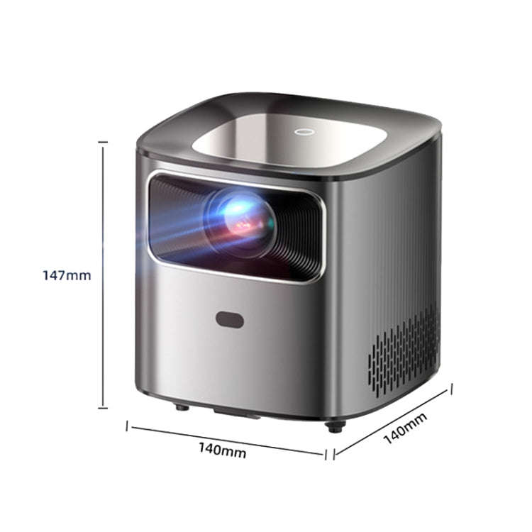 P3 Mini Home HD Projector Portable 1080P Dual-Band 5G WiFi Smart Voice Projector(US Plug)