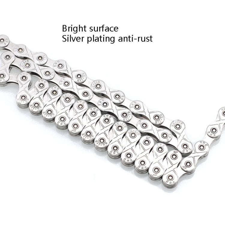 Mountain Road Bike Chain Electroplating Chain, Specification: 6/7/8 Speed