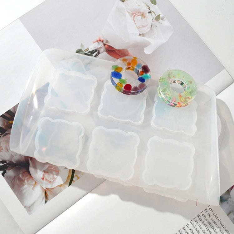 DIY Crystal Elastic Chessboard Game Mold Nine Palace Game Chess Word Chess Mold, Specification: M...