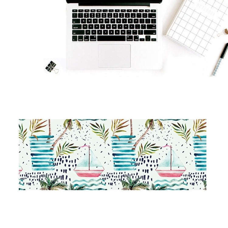 800x300x3mm Office Learning Rubber Mouse Pad Table Mat(11 Tropical Rainforest)