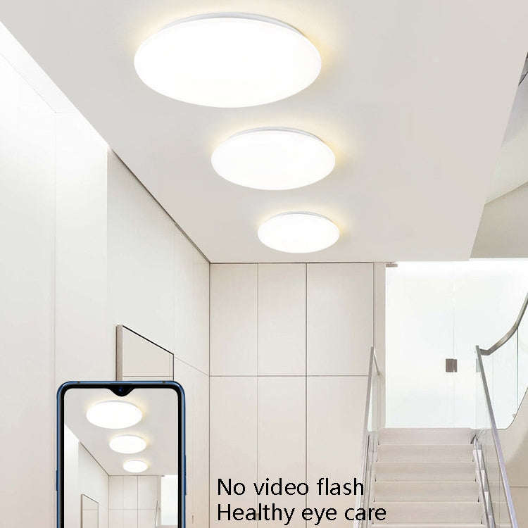 LED Sound Light Control Ceiling Lamp Round Corridor Intelligent Sensor Lamp, Power source: 12W 27...