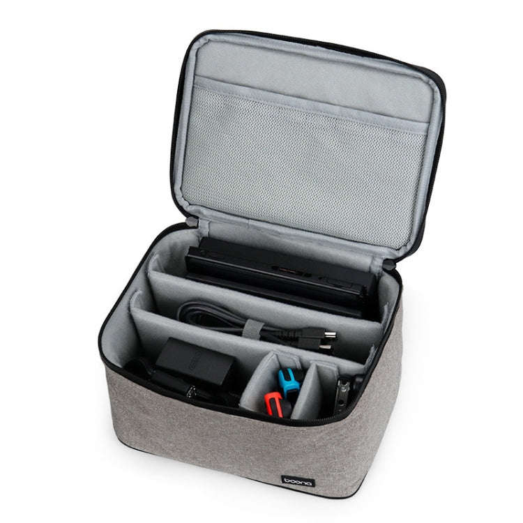 Baona BN-X002 Game Consoles Full Set Accessories Protection Storage Box For Nintendo Switch(Grey)