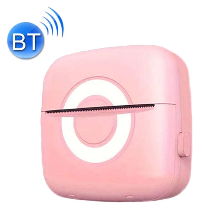 Portable Mini Wrong Question Printer Student Photo Text Memo Printer(Pink)