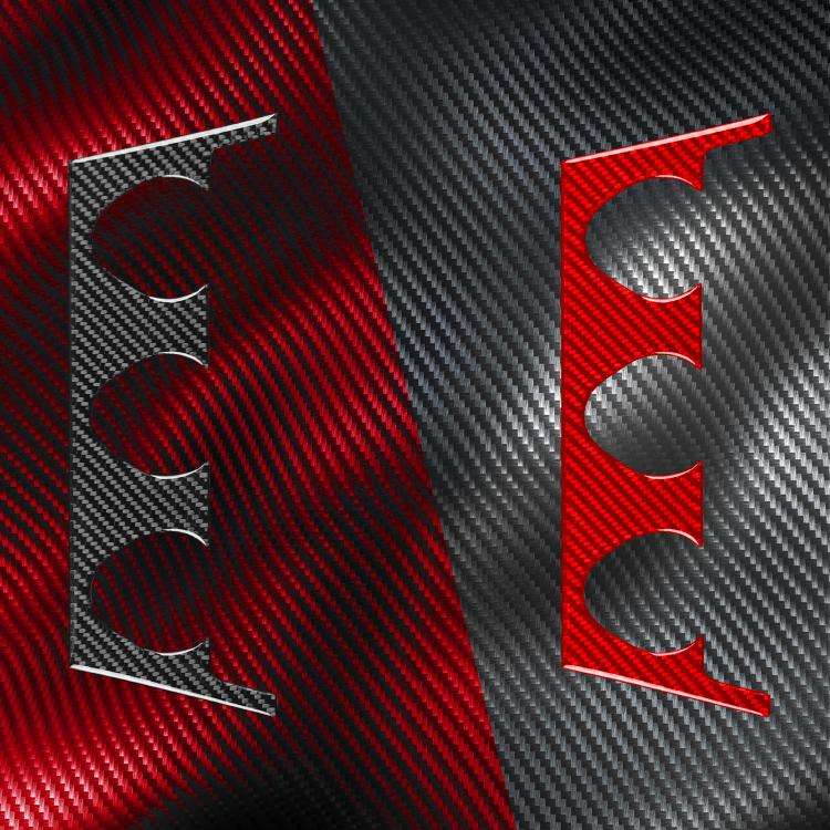 For 2017-2021 Skoda Octavia LH / RH Drive Air Conditioning Control Panel Sticker(Red)