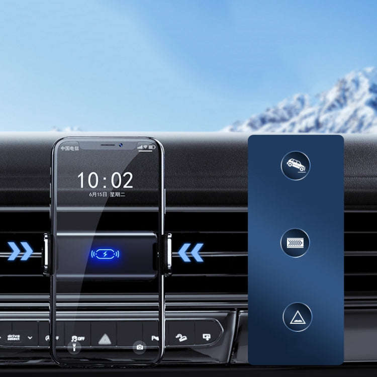 Vehicle-mounted Intelligent Induction Electric Mobile Phone Holder Car Air Outlet Navigation Fram...