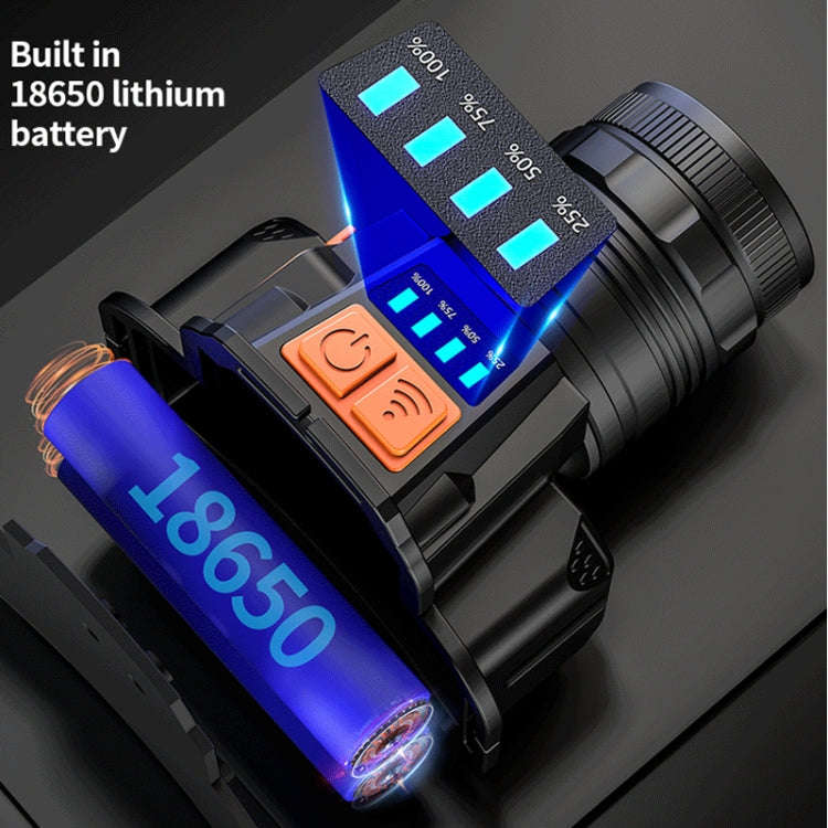 SASQUATCH T50 USB Charging Smart Sensor Head-Mounted Fishing Light Zoom Headlight Outdoor Miners ...