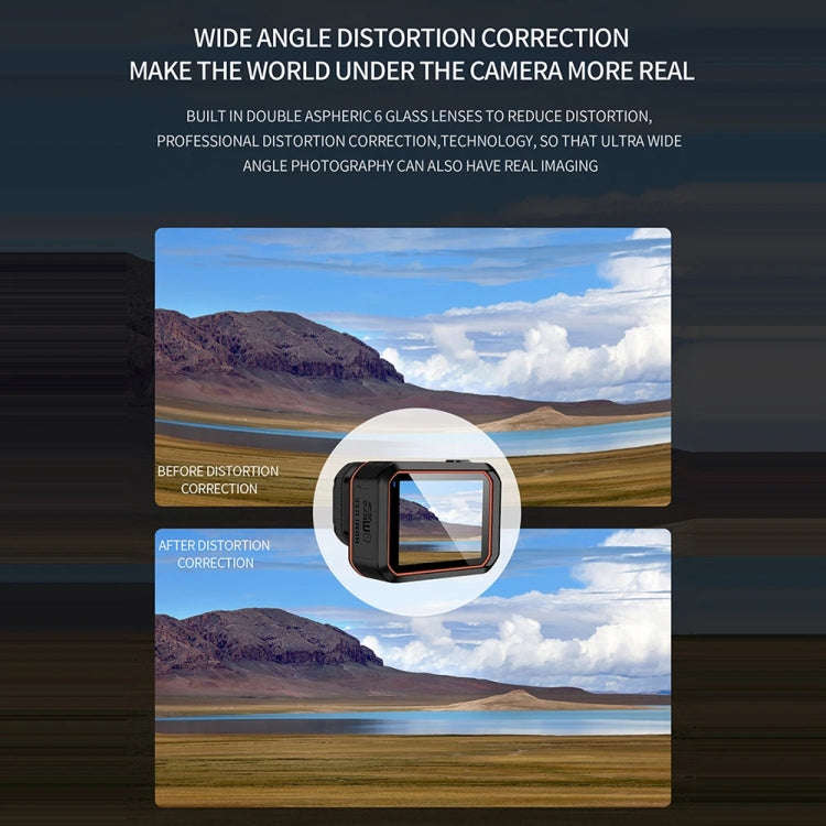 SC002-12 4K Outdoor Sports Camera WiFi Diving Waterproof Mini Camera(Black)