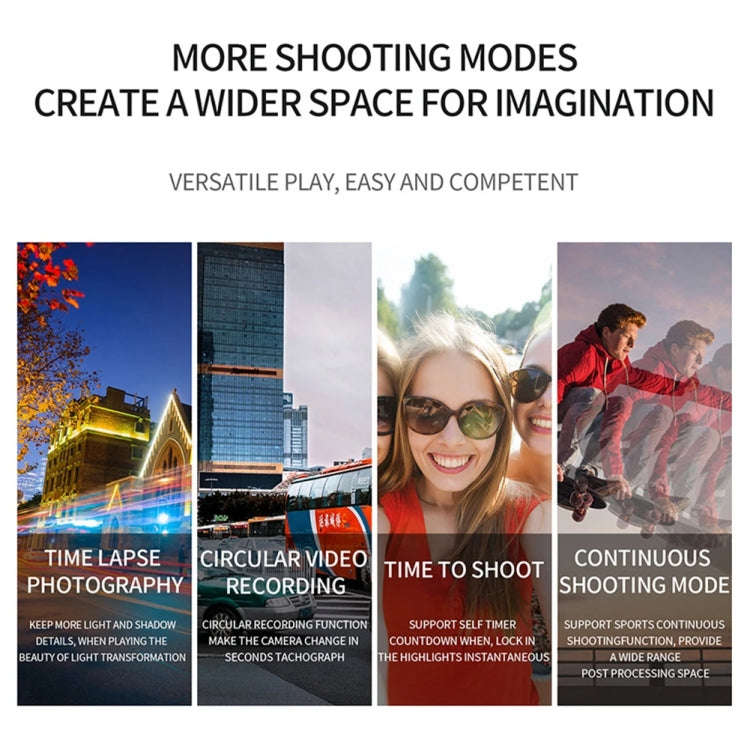 SC002-12 4K Outdoor Sports Camera WiFi Diving Waterproof Mini Camera(Black)