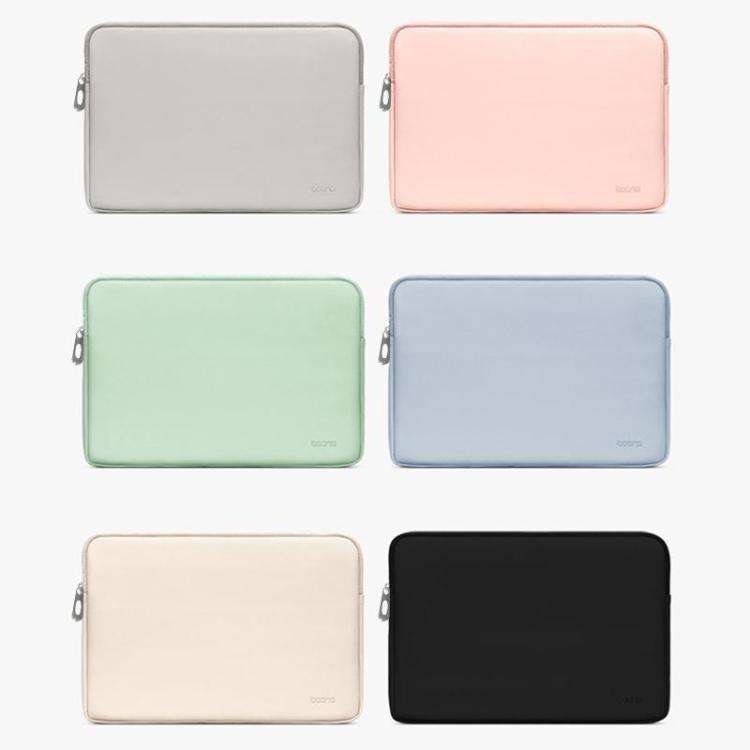 Baona BN-Q004 PU Leather Laptop Bag, Colour: Double-layer Pink, Size: 16/17 inch