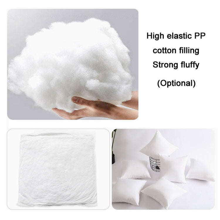 Double-Sided Plush Pillow Home Sofa Cushion Pillowcase, Size: 45x45cm Without Core(Gray Square)