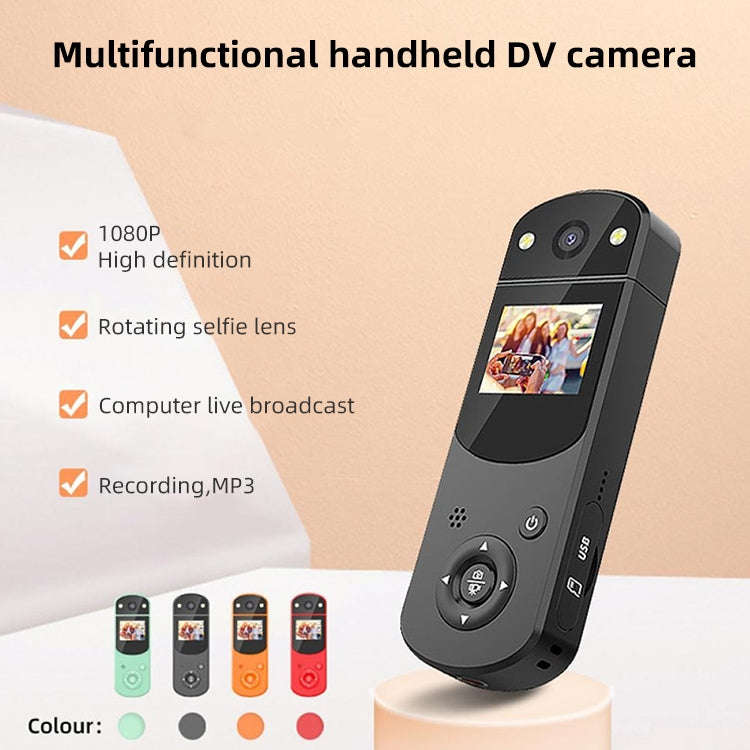 D2 HD 1080P Multi-Function Digital Video Camera Sports DV Camera Live Computer Camera Recorder(Bl...