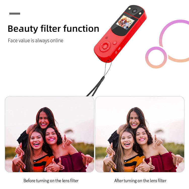 D2 HD 1080P Multi-Function Digital Video Camera Sports DV Camera Live Computer Camera Recorder(Bl...