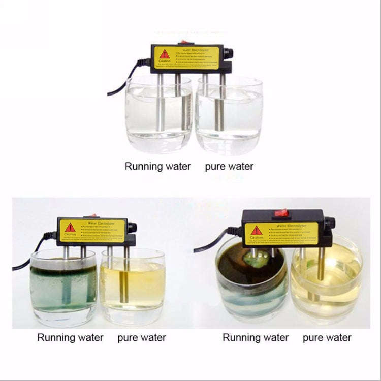2 PCS Household Electrolyzer Test Electrolysis Water Tools Water Purity Level Meter PH Testing To...