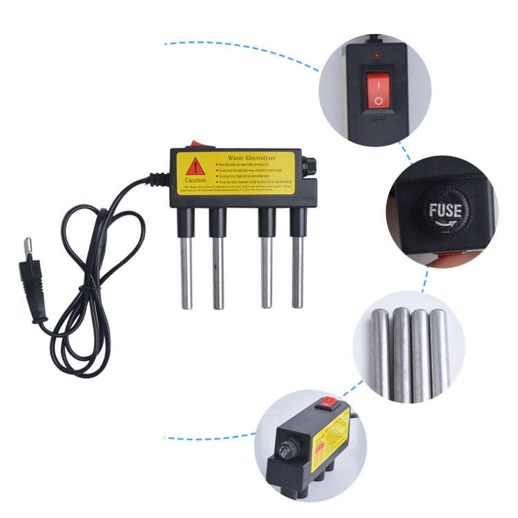 2 PCS Household Electrolyzer Test Electrolysis Water Tools Water Purity Level Meter PH Testing To...