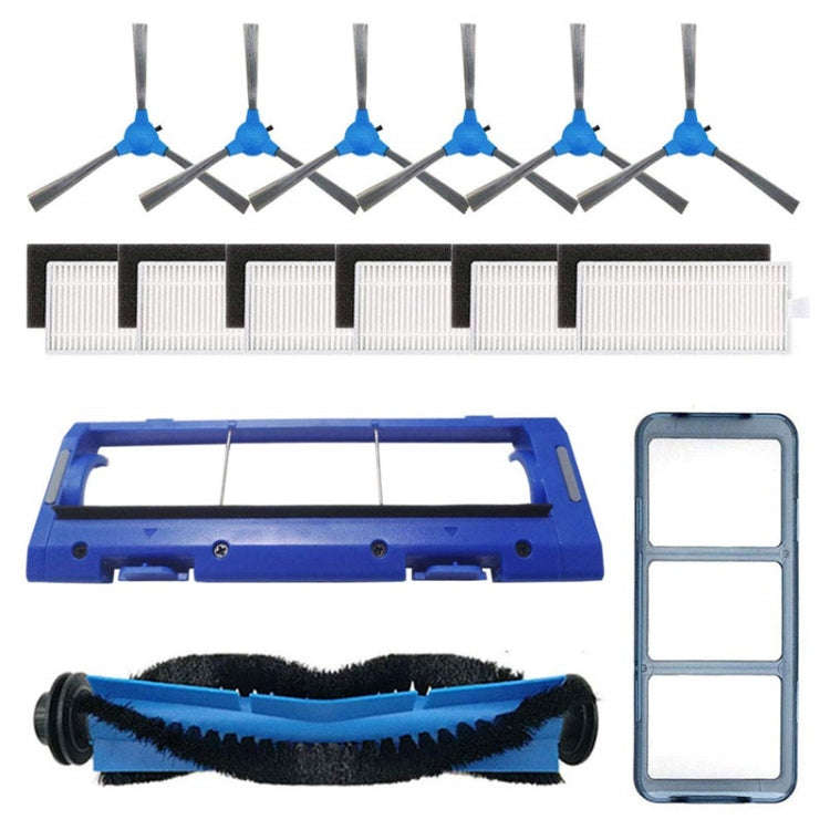 15 PCS/Set Sweeper Accessories For Eufy RoboVac 11S / RoboVac 30 / RoboVac 30C / RoboVac 15C(Blue)