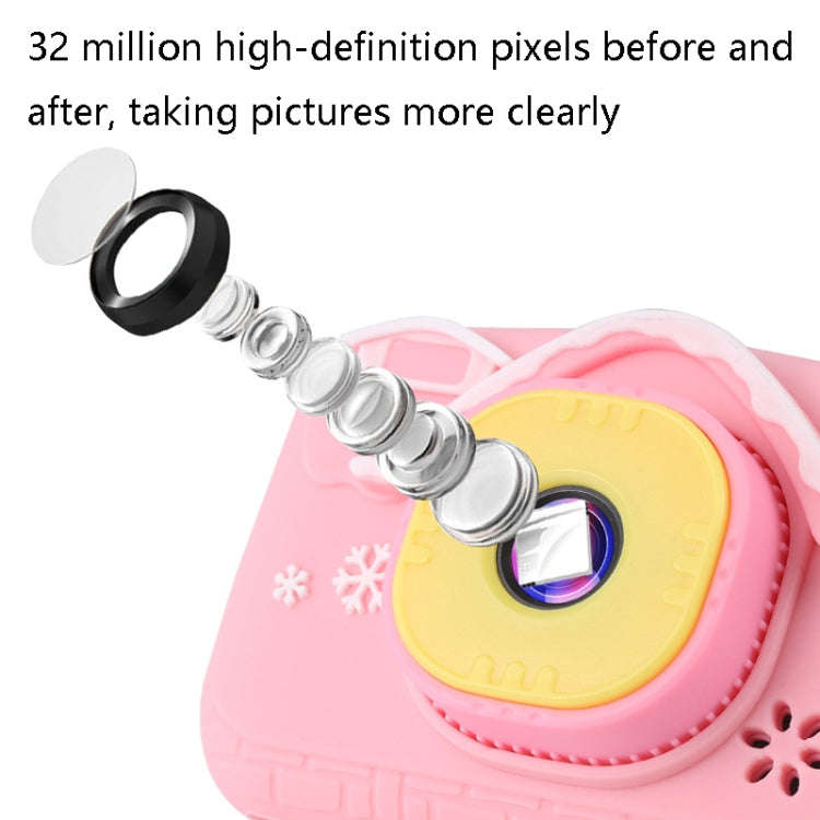 V8 2.0 Inch HD Screen Mini Children Camera Digital Camera Toy(Pink)