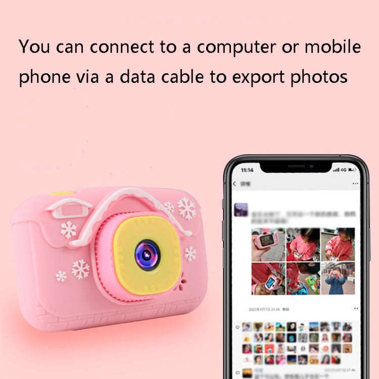 V8 2.0 Inch HD Screen Mini Children Camera Digital Camera Toy(Pink)