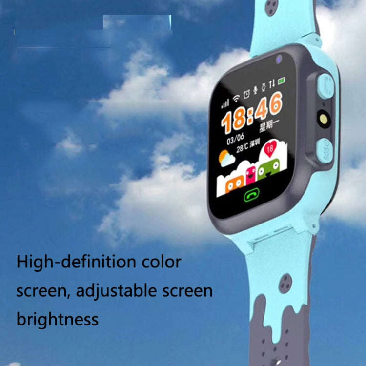 A111-Z1 Children Smart Positioning Plug-In Cartoon Call For Help Multi-Function Watch Phone(Blue)
