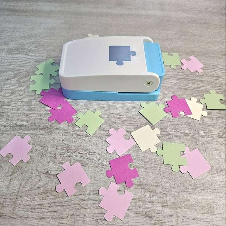 Children Puzzle Making Machine Diy Jigsaw Embossing Device(Random Color Delivery)