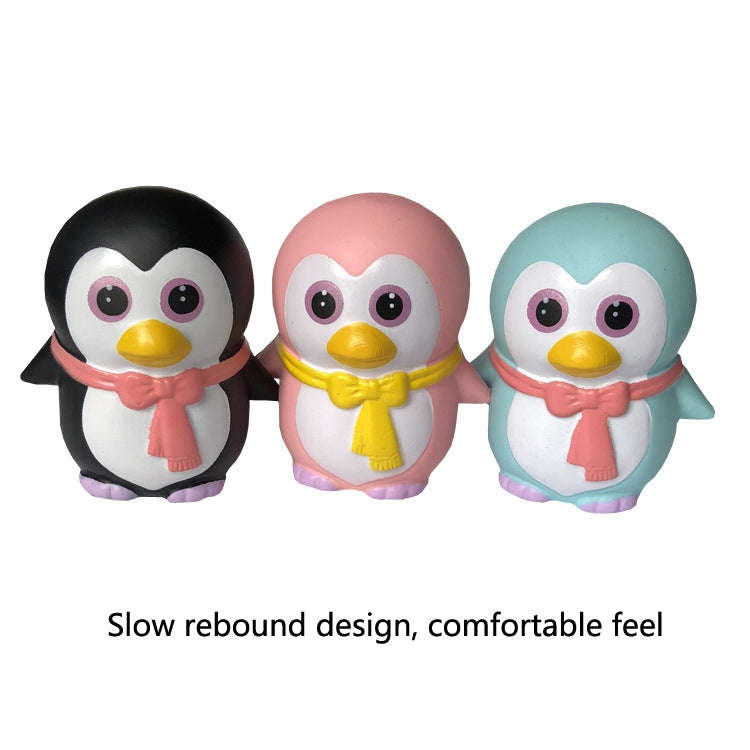 2 PCS Slow Rebound Penguin Decompression Toy(Black)