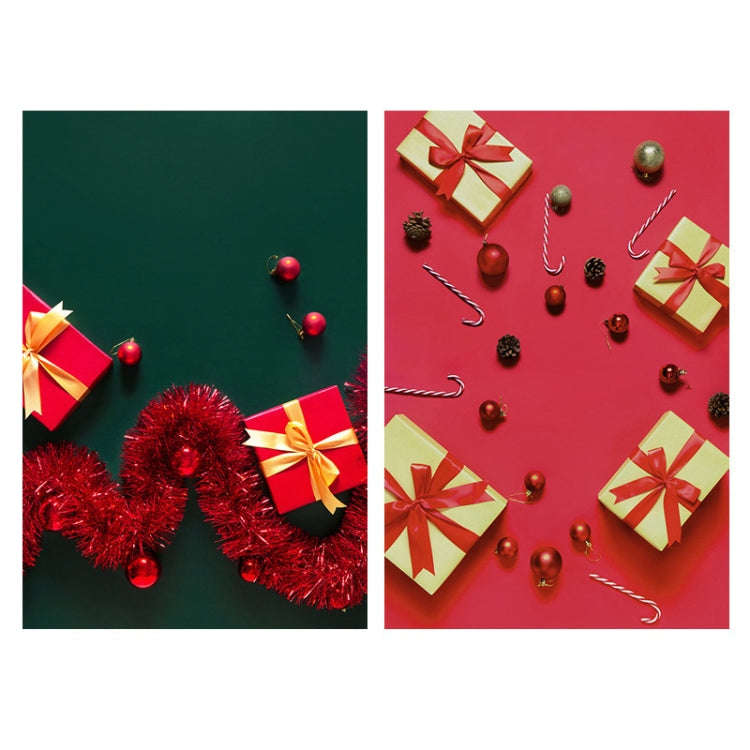 3D Stereo Double-Sided Photography Background Paper(Christmas Red)