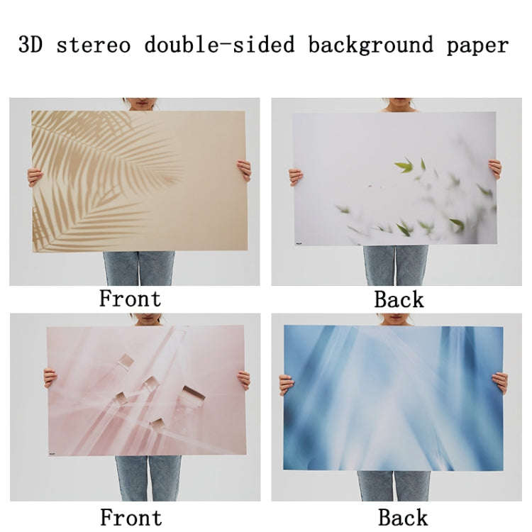 3D Stereo Double-Sided Photography Background Paper(Christmas Red)