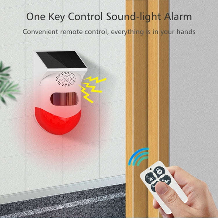 Outdoor IP67 Waterproof Solar Infrared Alarm, Spec: Remote Control