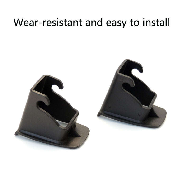 10 Pairs CSJY-4001 Car Child Safety Seat Interface Guide Slot(Black)