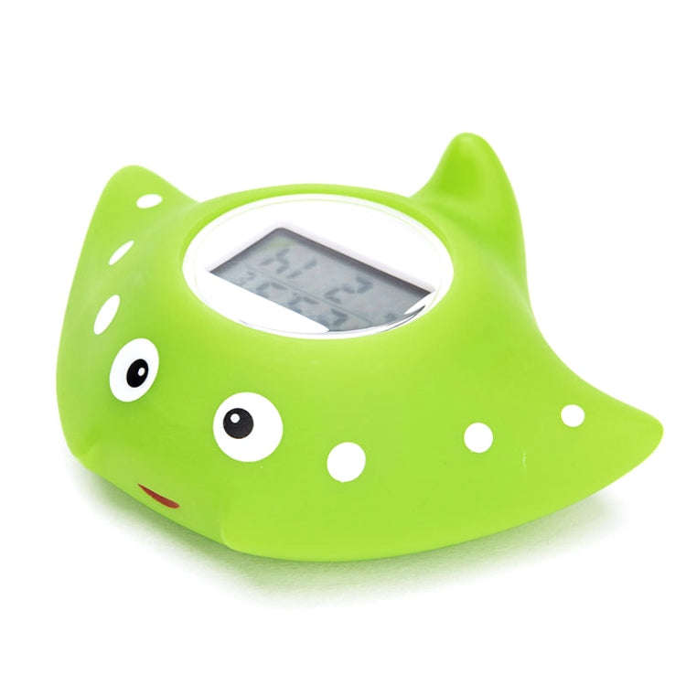 MTY-818 Cartoon Devil Fish Children Electronic Water Thermometer(Green)