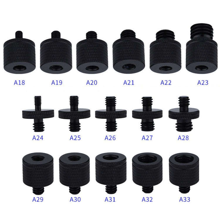 4 PCS Screw Adapter A22 1/4 Female to M10 Male  Screw