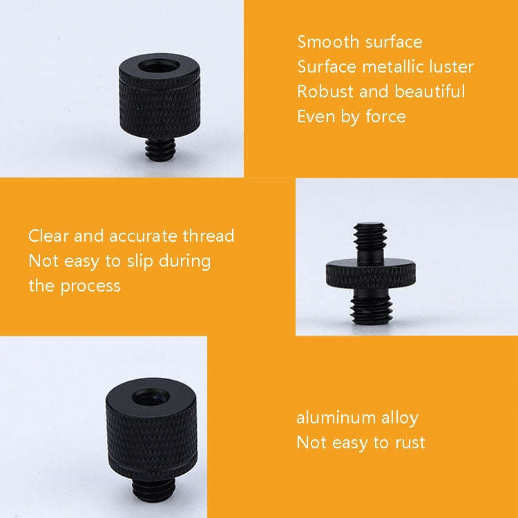 4 PCS Screw Adapter A25 1/4 Male to M5 Male Screw