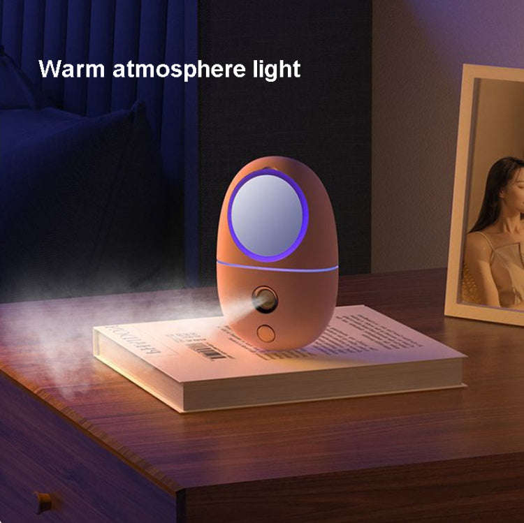 Q801A  Makeup Mirror Spray Moisturizing Device(Green)