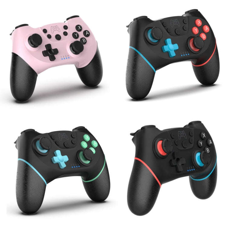 Wireless Bluetooth Gamepad With Macro Programming For Switch Pro, Product color: Left Blue Right ...