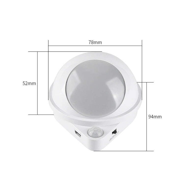 DMK-022PL LED Charge Automatic Stair Night Light(Yellow Light)