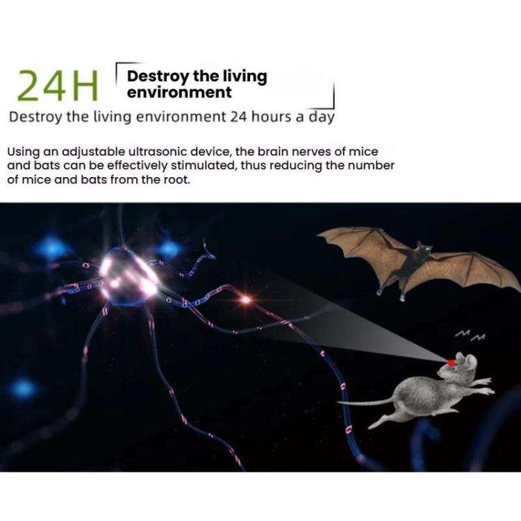 Removable Rechargeable Ultrasonic Bat-proof Mouse Repellent(JL-217S)