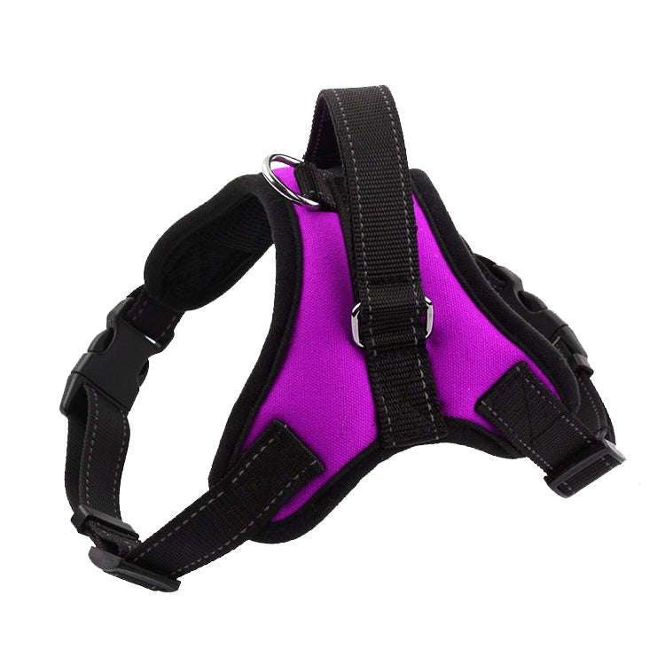 K9 Dog Adjustable Chest Strap, Size: XL(Purple)