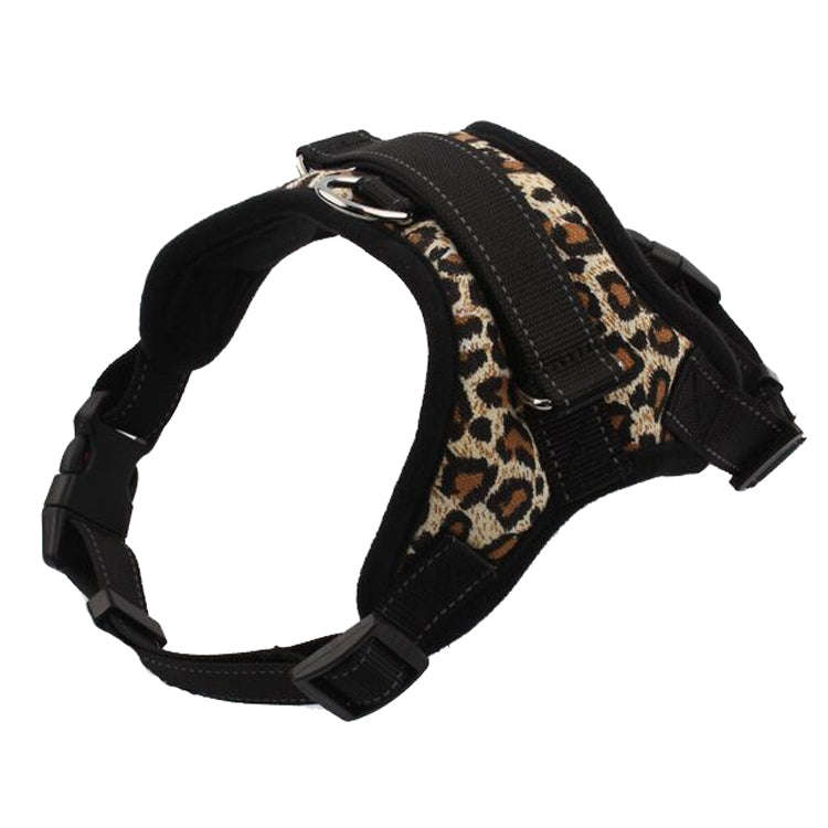 K9 Dog Adjustable Chest Strap, Size: XL(Leopard)