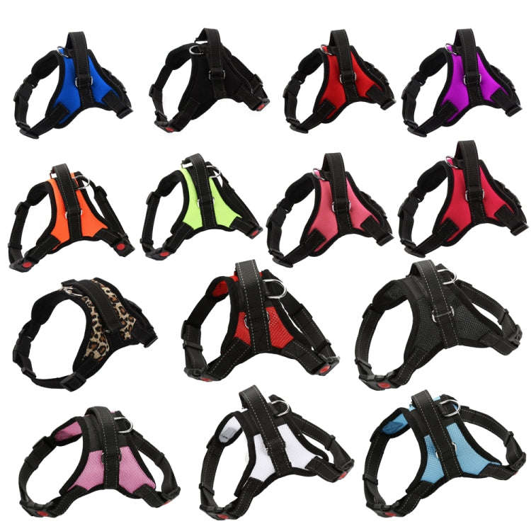 K9 Dog Adjustable Chest Strap, Size: XL(Breathable White)