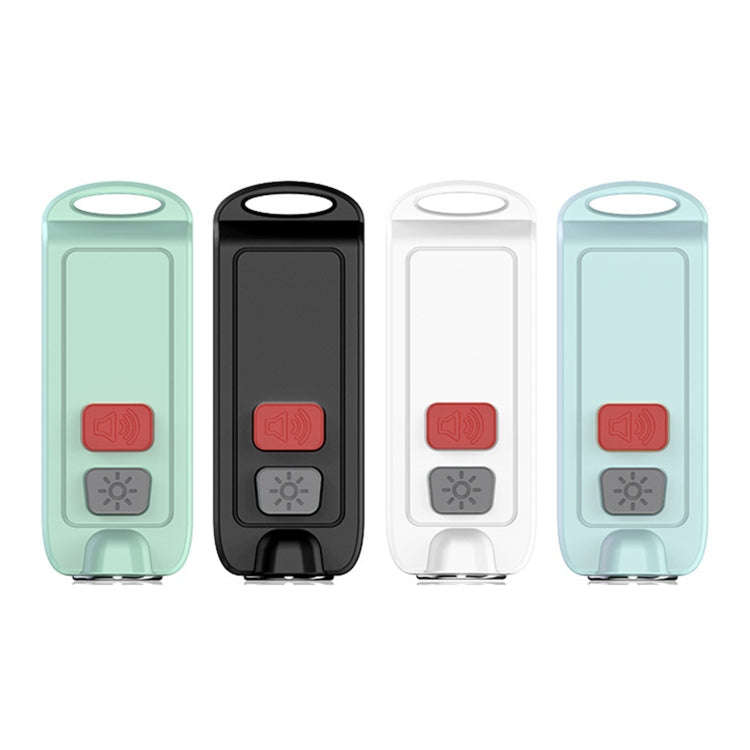 AF-2002 130dB Rechargeable Anti-Wolf Alarm Self-Defense Device With Distress Light(Green)