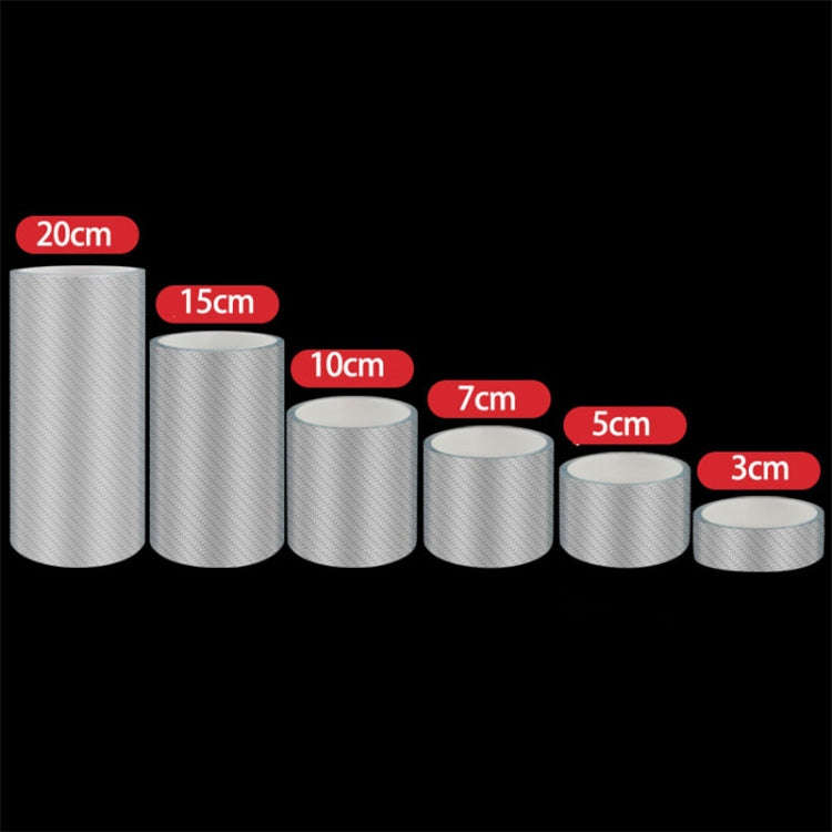 15cm x 10m Car Carbon Fiber Bumper Anti-Collision Strip