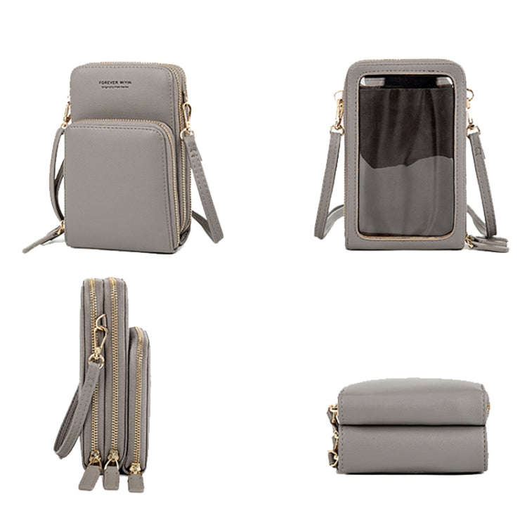 SJ617 Multifunctional Touch Screen Phone Bag Single-shoulder Bag(Royal Blue)