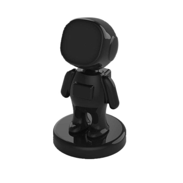TOPFREE Astronaut Car Bracket Magnetic Adhesive Paste Navigation Car Phone Bracket(Black)