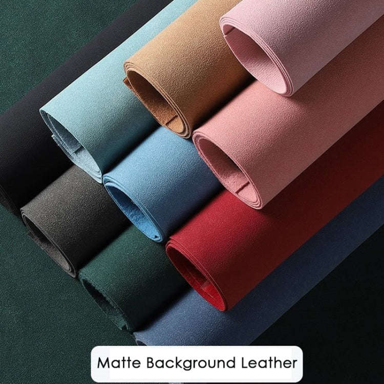 50 X 68cm Thickened Waterproof Non-Reflective Matte Leather Photo Background Cloth(Wine Red)