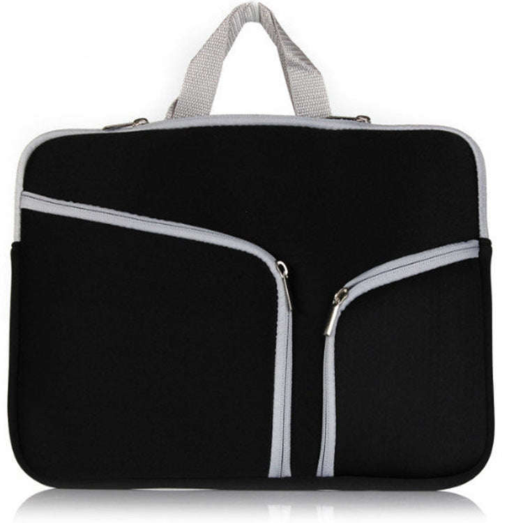 T228 Diving Material Computer Bag Multi-pocket Laptop Liner Bag, Size: 10 Inch(Black)