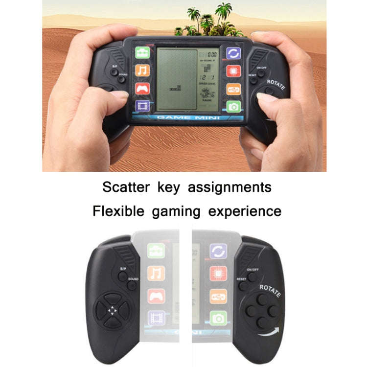 Large Screen Children Handheld Game Console Electronic Toys(Pink)