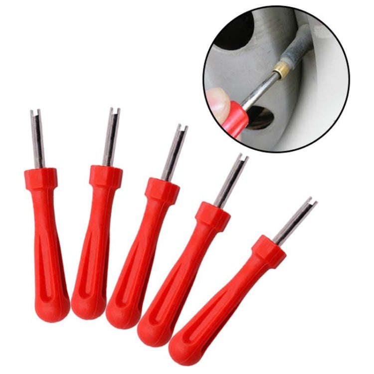 10 PCS Car Tire Electric Vehicle Valve Cap Bicycle Valve Core Switch, Style: Single Head Short