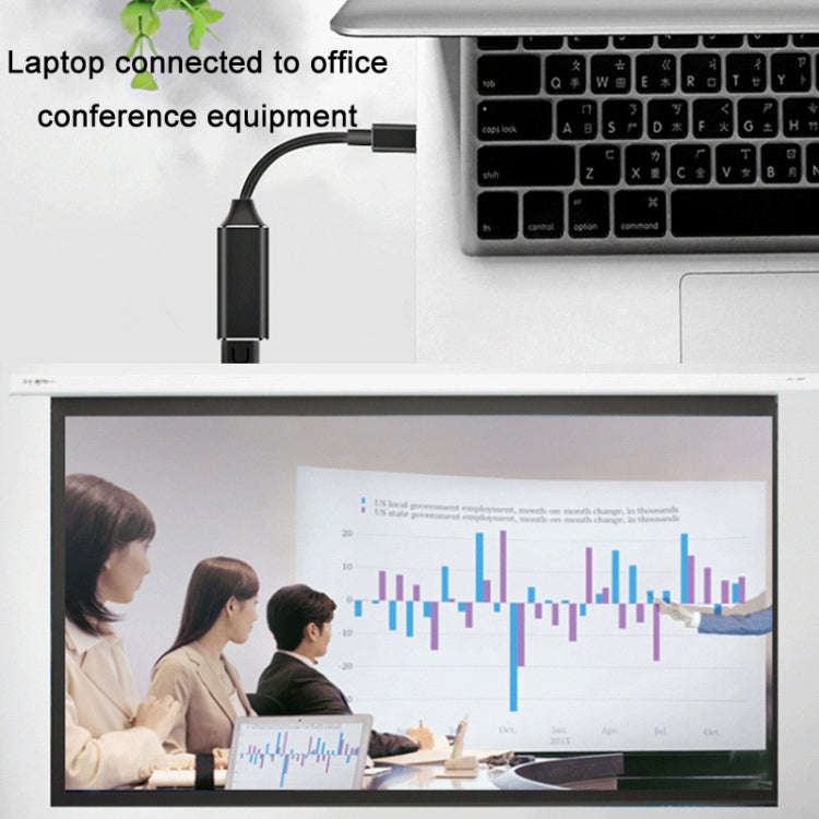 TYPE-C USB3.1 to HDMI HD 4K Converter(Silver)