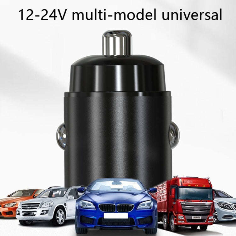 Car Fast Charge One Drag Two Cigarette Conversion Plugs, Model: PD+PD(Tarnish)